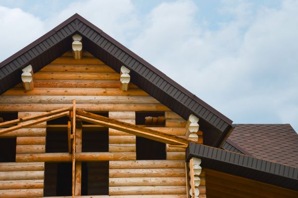 Cost of Log Home Siding Installation in Easton